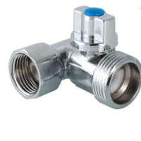 Кран шар. для подкл. с/т приборов 1/2"x3/4"x1/2" правый (100/1) К